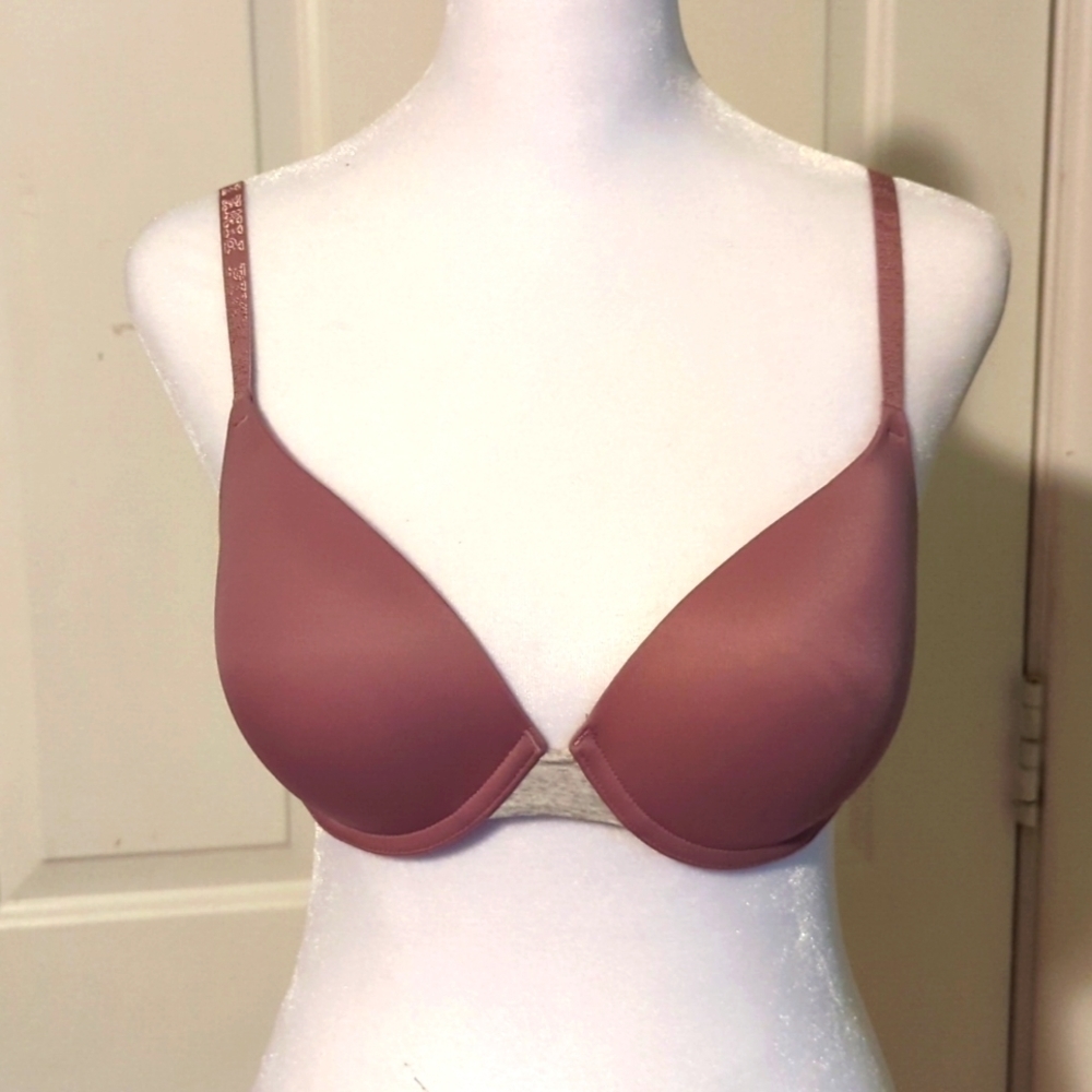 Pink Victoria's Secret 32D Wear Everywhere Push Up Bra